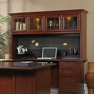 Image result for Sauder Executive Desk with Hutch