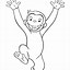 Image result for Curious George Outline