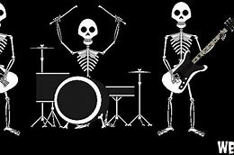 Image result for Skeleton Rock Band