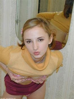 Dainty Russian Teen Olichka Slips A Finger Into Her Petite P