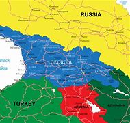 Image result for Georgia Country On Map