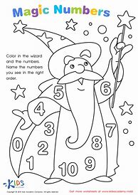 Image result for Wizard Math Coloring Pages