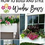 Image result for Wood Window Boxes Planters