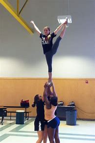 Image result for Cheer Heel Stretch Stunt