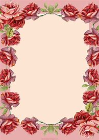 Image result for Free Vintage Printable Rose Stationery
