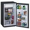 Image result for black mini fridge with freezer