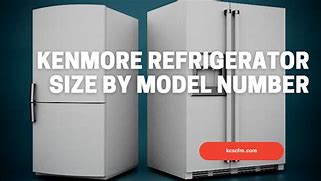 Image result for Kenmore Refrigerator Model Number $7.95 Black