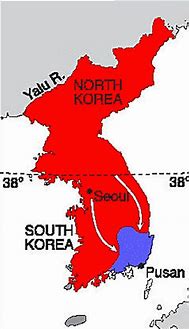 Image result for Korean War Battle Maps