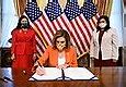 Image result for Nancy Pelosi Wearing Covid Mask