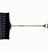 Image result for Union Tools® 1602100 30" Poly Blade Snow Pusher W/ Wood D-Grip Handle