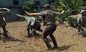 Image result for Chris Pratt Approaching Raptors