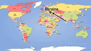 Image result for Ukraine On World Map