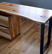 Image result for Rustic Wooden Desk Bases