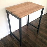 Image result for Reclaimed Wood Standing Desk