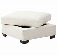 Image result for Cambri Ottoman With Storage, Snow By Ashley, Furniture > Living Room > Ottomans & Poufs > Ottomans. On Sale - 19% Off