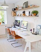 Image result for Pinterest Double Desk Home Office
