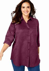 Image result for Plus Size Dress Shirts for Women