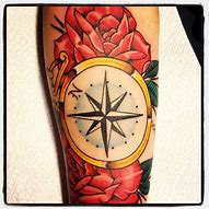 Image result for Love Compass Tattoos