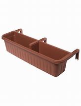 Image result for Adjustable Self-Watering Railing Planter 32 - Pots & Planters - Self-Watering Planters - Gardener's Supply