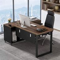 Image result for Small Black Desk