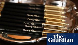 Image result for Pelosi Used 15000 Bullet Pens