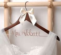 Image result for Custom Wedding Dress Hanger