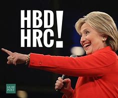 Image result for Hillary Clinton Happy Birthday