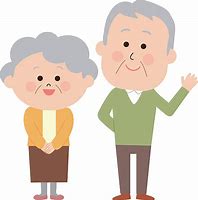Image result for Elderly Couple Cartoon