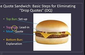 Image result for Quote Sandwich Template