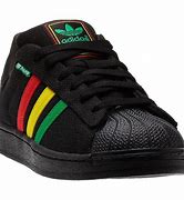 Image result for Adidas Superstar Black and Red