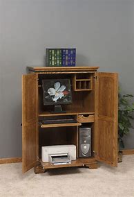 Image result for Desk Armoire Furniture