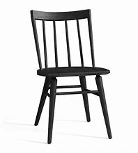 Image result for Pottery Barn Black Dining Chairs