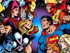 Image result for Captain Marvel DC vs Marvel