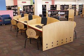 Image result for Library Table Desk