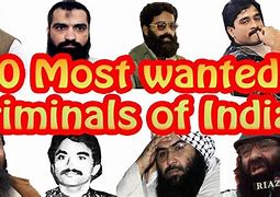 Image result for Most Wanted Criminal in India