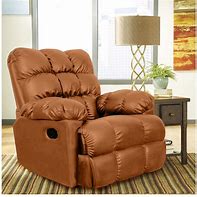 Image result for Tan Leather Recliner Armchair