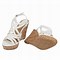 Image result for white wedge sandals