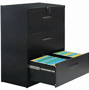 Image result for Black File Cabinet