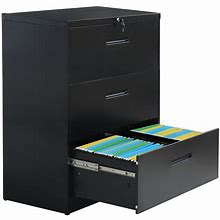 Image result for 3 Drawer Steel File Cabinet