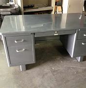 Image result for Retro Steel Office Desk