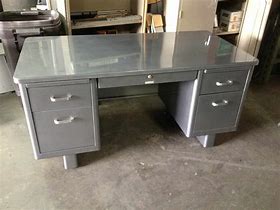 Image result for Office with Metal Desk