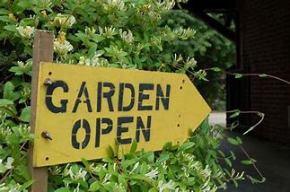 Image result for Open Garden Sign