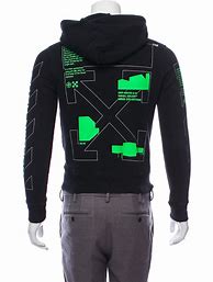 Image result for Real Off White Black Hoodie