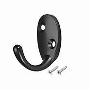 Image result for Black Coat Hooks Wall Mounted