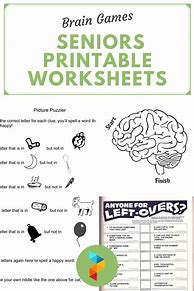 Image result for Senior Printable Worksheets