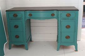 Image result for Turquoise Desk Paint