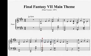 Image result for FF7 Piano