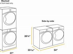 Image result for Stacked Washer Dryer Dimensions