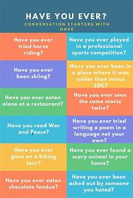 Image result for Have You Ever Questions for Friends