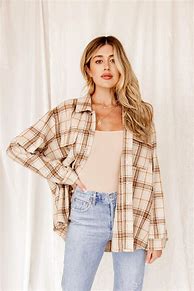 Image result for Tan and Brown Flannel